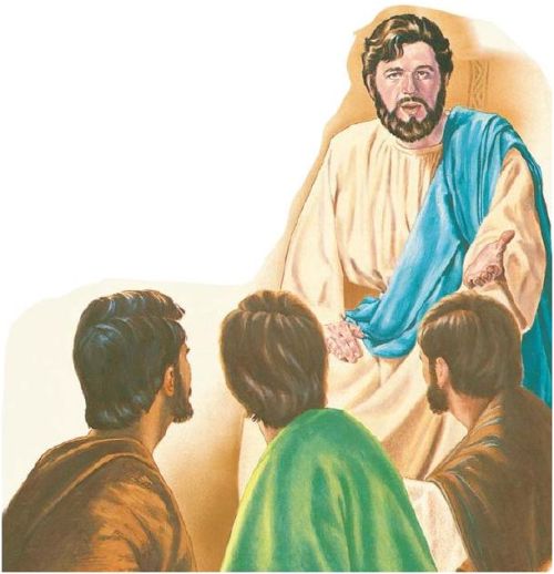 marcos 4.10 Jesus es interrogado por discipulos acerca de ilustraciones y el les explica